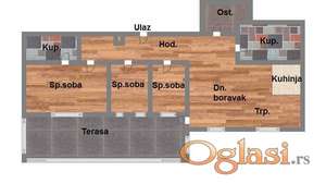 Četvorosoban stan na potezu Salajke